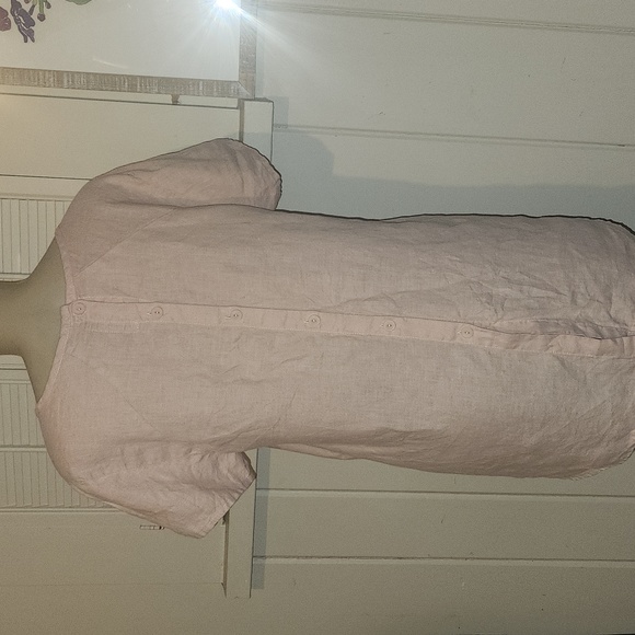 FLAX LIFE IS CHOICE LINEN BLOUSE - Picture 4 of 8